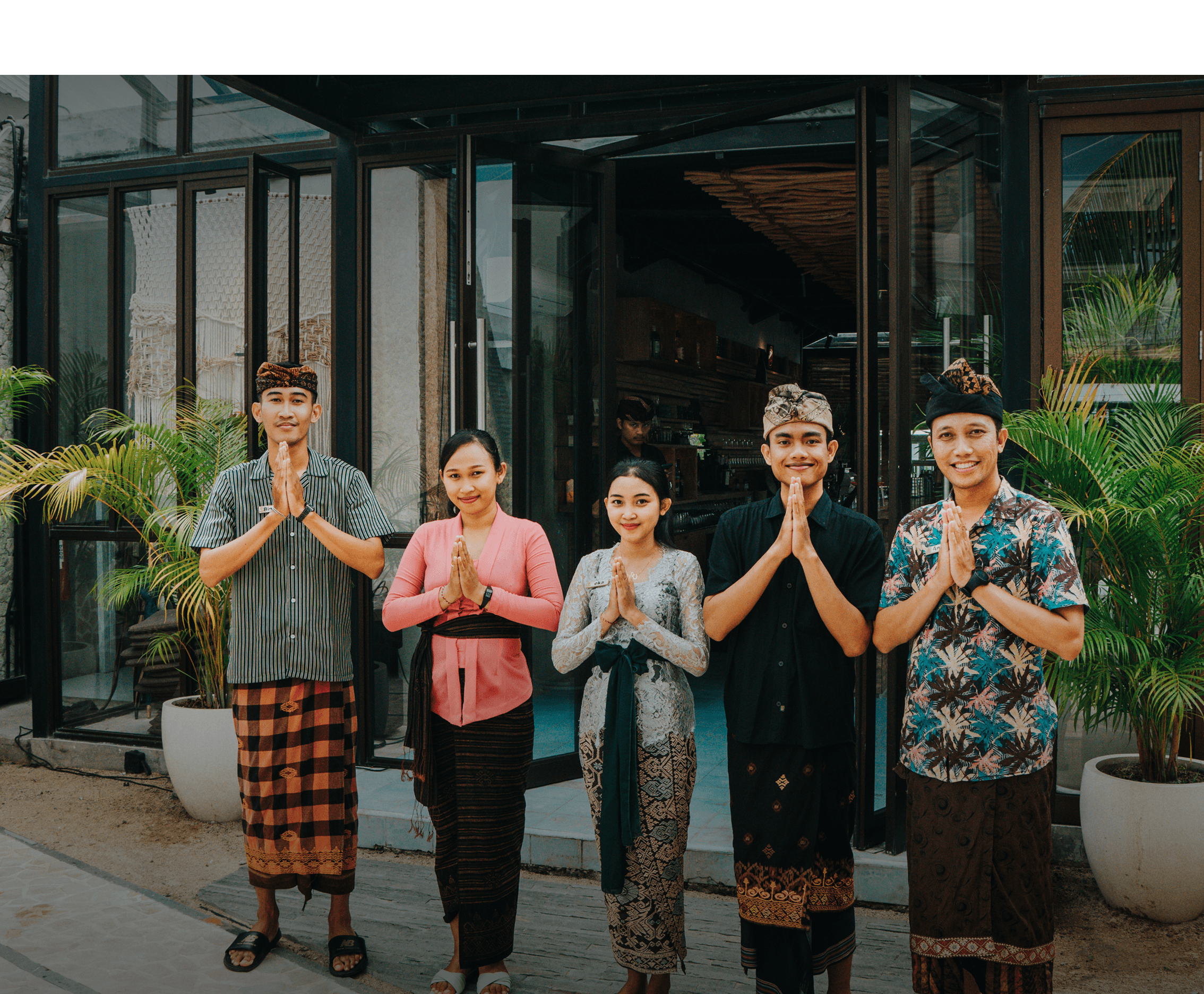 Balinese Welcome at Beach Boy Canggu